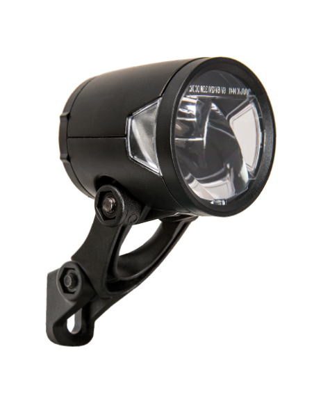 Koplamp Herrmans H-Black MR8 E 6-12 Volt - met houder - 180 lumen