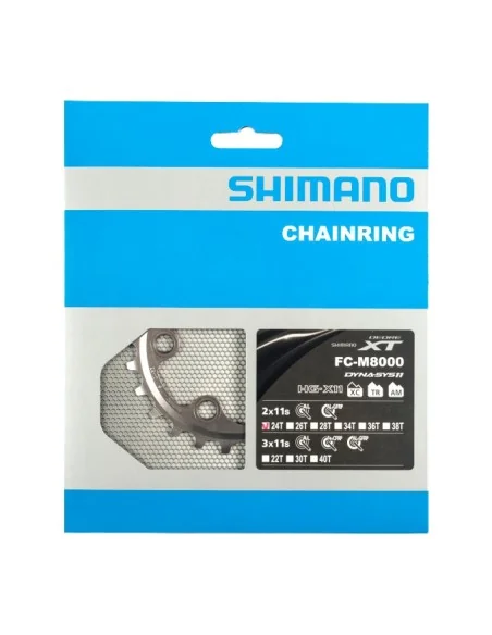 Kettingblad 24T Shimano XT FC-M8000 2 x 11 speed