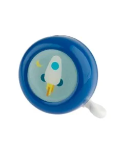 Fietsbel PexKids Rocket - blauw/wit