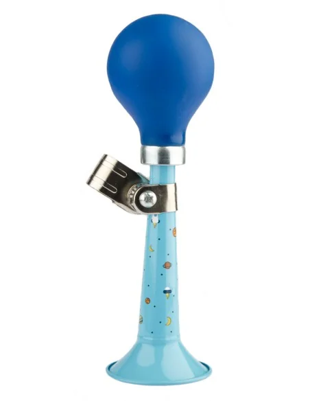 Fietstoeter recht PexKids Rocket - blauw met blauwe bol