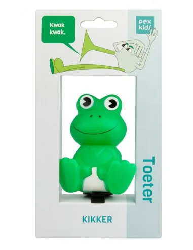 Fietstoeter PexKids Kikker - groen