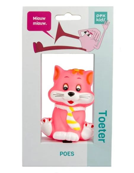 Fietstoeter PexKids Poes - roze