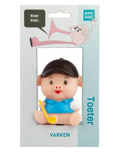 Fietstoeter PexKids Varken - blauw