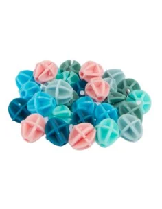 Spaakkralen PexKids "bolletjes" - assorti van 6 kleuren (30 stuks op kaart)