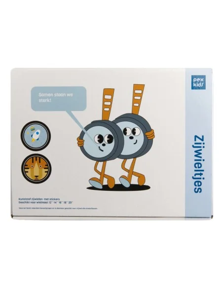 Zijwielen 12~20" PexKids Rocket/Tiger - blauw