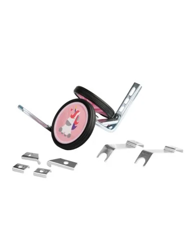 Zijwielen 12~20" PexKids Unicorn/Panda - roze