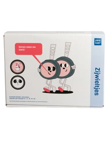 Zijwielen 12~20" PexKids Unicorn/Panda - roze