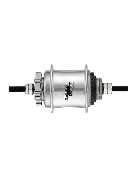 Versnellingsnaaf 2 speed Sturmey Archer "Automatic A2K" 36 tands voor schijfrem - zilver