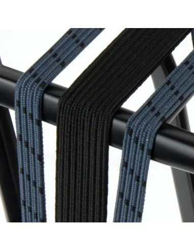 Triobinder Widek Eye 24/12mm met zwarte stalen platen - blauwgrijs