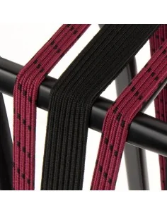 Triobinder Widek Eye 24/12mm met zwarte stalen platen - bordeaux/zwart 2