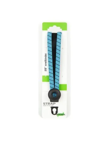Triobinder Widek Eye 24/12mm met zwarte stalen platen - baby blauw/zwart