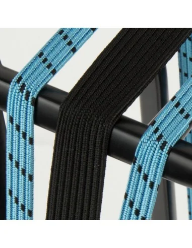 Triobinder Widek Eye 24/12mm met zwarte stalen platen - baby blauw/zwart