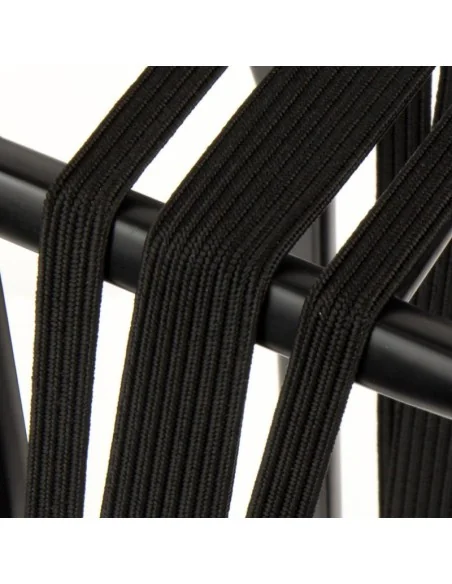 Triobinder Widek Eye 24/12mm met zwarte stalen platen - zwart/zwart