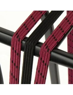 Triobinder Widek Eye 12/12mm met zwarte stalen platen - bordeaux/zwart 2