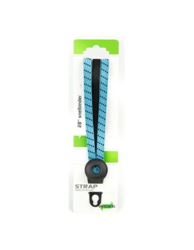 Triobinder Widek Eye 12/12mm met zwarte stalen platen - babyblauw/zwart