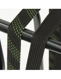 Snelbinder Widek 24mm met zwarte stalen haak - olijfgroen/zwart 2