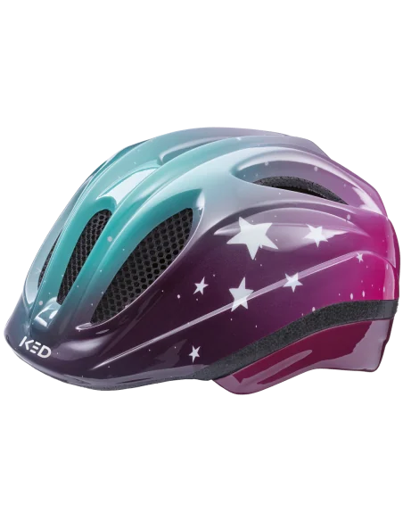 Fietshelm KED Meggy II Trend S (46-51 cm) - stars pink aqua glossy