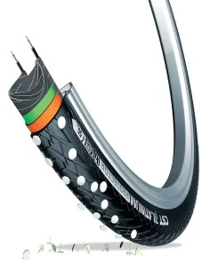 Buitenband CST Platinum Protector 28 x 1.75" / 47-622 mm - zwart met reflectie 2