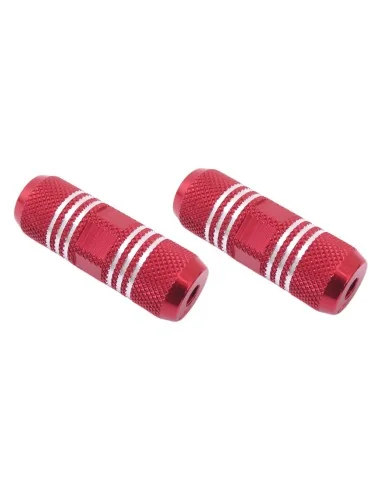 Voetsteunset Edge Freestyle 80 mm op 3/8" as - rood