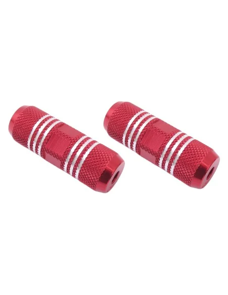 Voetsteunset Edge Freestyle 80 mm op 3/8" as - rood