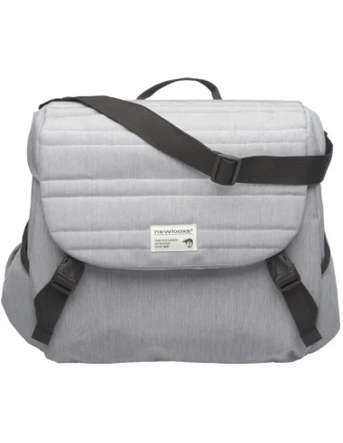 Fietstas New Looxs Mondi Joy Single 18,5 liter 36 x 32 x 16 cm - quilted grey