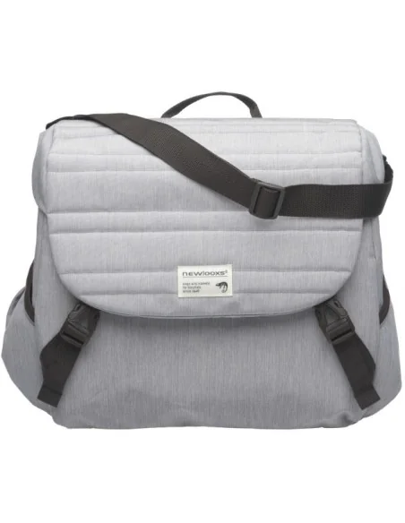 Fietstas New Looxs Mondi Joy Single 18,5 liter 36 x 32 x 16 cm - quilted grey