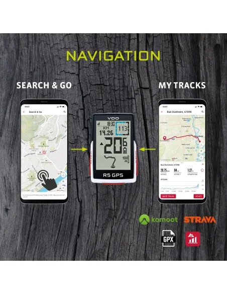 Fietscomputer VDO R5 GPS