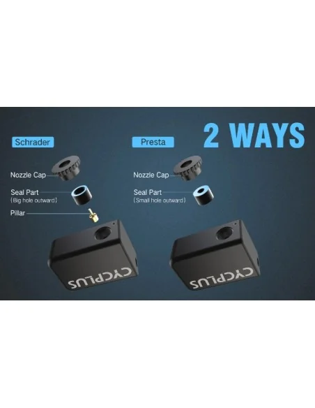 Elektrische accupomp Cycplus A2S Cube Mini