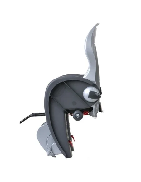 Kinderzitje achter Polisport Wallaby-Evo DeLuxe - donkergrijs/zilver - met framemontage (FF)