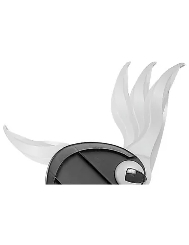 Kinderzitje achter Polisport Wallaby-Evo DeLuxe - donkergrijs/zilver - met framemontage (FF)