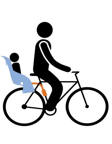 Kinderzitje achter Thule Yepp Nexxt Maxi voor framebevestiging (FM) - mint green