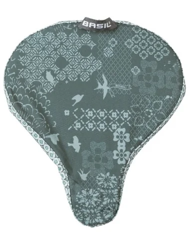 Zadeldek Basil Bohème 28 x 23 x 1 cm - groen