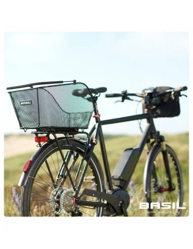 Fietsmand Basil Icon M Multi System 46 x 34 x 25 cm - zwart