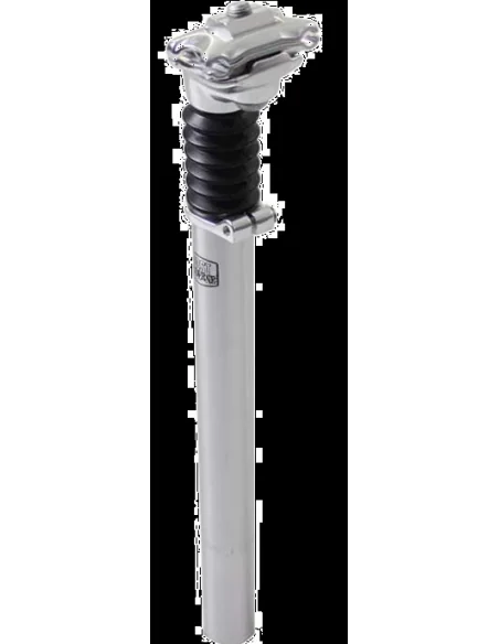 Zadelpen Post Moderne verend ø27,2 mm / 300 mm - zilver