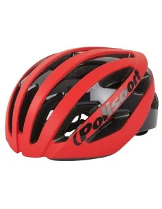Fietshelm Polisport Light Pro M 54-58 cm - mat rood / zwart