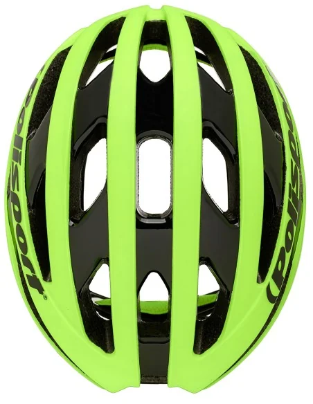 Fietshelm Polisport Light Pro L 58-61 cm - mat fluor geel / zwart
