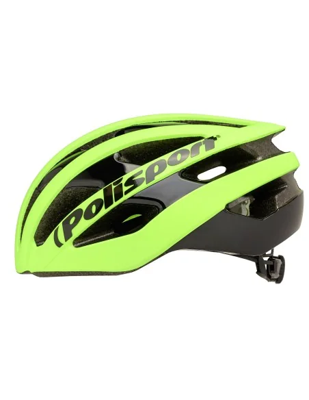 Fietshelm Polisport Light Pro L 58-61 cm - mat fluor geel / zwart