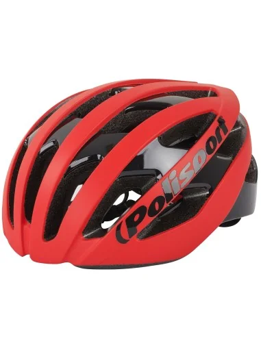 Fietshelm Polisport Light Pro L 58-61 cm - mat rood / zwart
