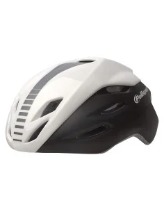 Fietshelm Polisport Aero-R Large 58-61 cm - mat zwart / wit glanzend / grijs