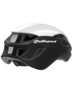 Fietshelm Polisport Aero-R Large 58-61 cm - mat zwart / wit glanzend / grijs 2