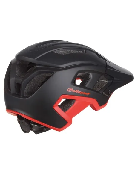 Fietshelm Polisport Mountain Pro L 58-61 cm - zwart / rood