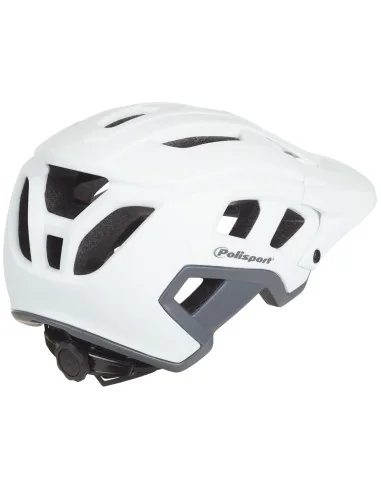 Fietshelm Polisport Mountain Pro L 58-61 cm - wit / grijs