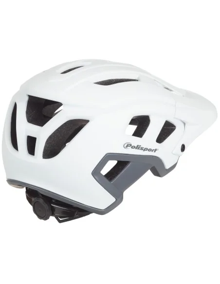 Fietshelm Polisport Mountain Pro L 58-61 cm - wit / grijs