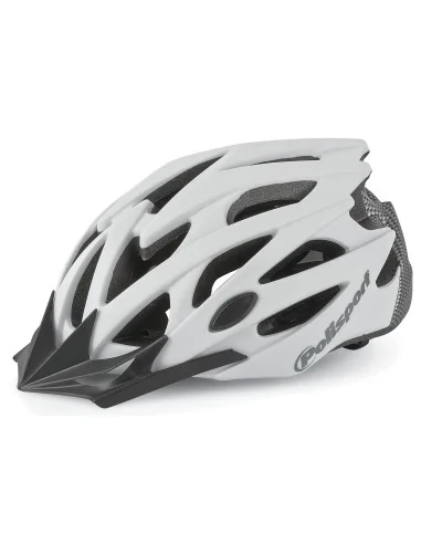 Fietshelm Polisport Twig M 55-58 cm - wit / mat carbon