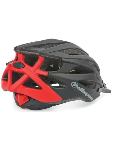 Fietshelm Polisport Twig M 55-58 cm - zwart / mat rood