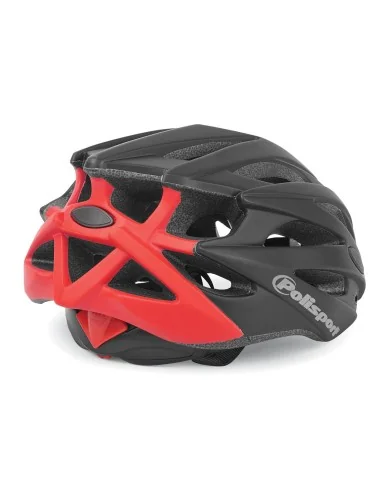 Fietshelm Polisport Twig M 55-58 cm - zwart / mat rood