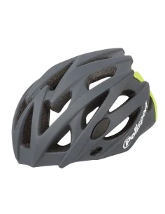 Fietshelm Polisport Twig M 55-58 cm - donkergrijs / fluor geel