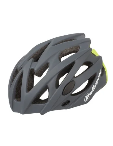 Fietshelm Polisport Twig M 55-58 cm - donkergrijs / fluor geel