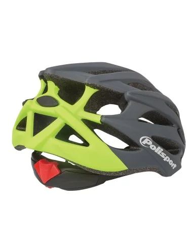 Fietshelm Polisport Twig M 55-58 cm - donkergrijs / fluor geel