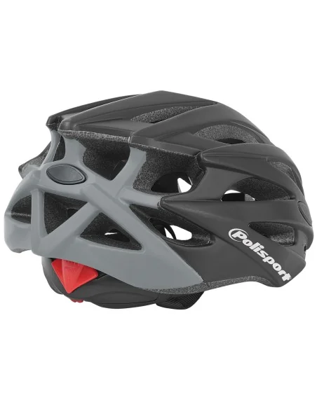 Fietshelm Polisport Twig L 58-61 cm - zwart / grijs